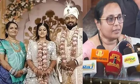 மகளுக்கு வரதட்சணை கொடுமை: நெல்லை இருட்டுக்கடை உரிமையாளர் போலீசில் புகார்