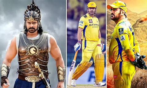 Dhoni image: twitter/@ChennaiIPL