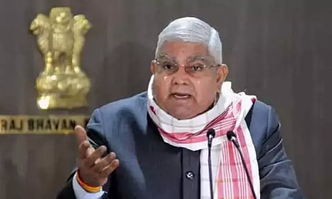 ஜனாதிபதிக்கு சுப்ரீம் கோர்ட்டு உத்தரவிட முடியுமா? துணை ஜனாதிபதி தன்கர் கேள்வி