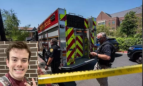 பல்கலைக்கழகத்தில் போலீஸ் அதிகாரியின் மகன் துப்பாக்கி சூடு; 2 பேர் பலி