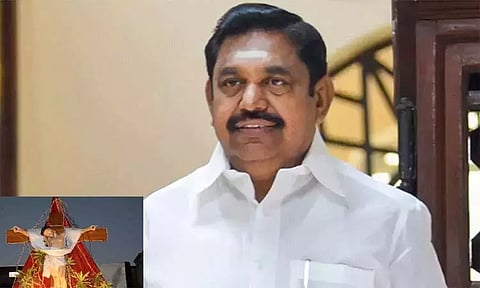 இயேசு கிறிஸ்துவின் தியாகத்தை போற்றுகிறேன்; எடப்பாடி பழனிசாமி