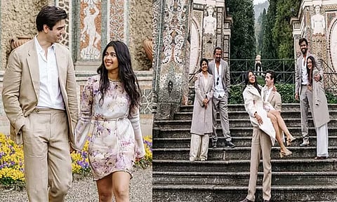 நடிகர் அர்ஜுனின் இளைய மகள் திருமண நிச்சயதார்த்தம்