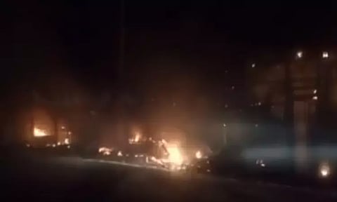 நடிகர் தனுஷின் 'இட்லி கடை' படப்பிடிப்பு தளத்தில் தீ விபத்து