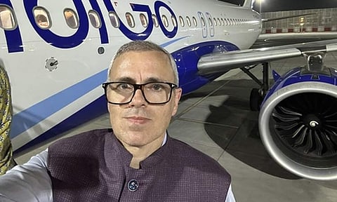 டெல்லி புறப்பட்ட விமானம் ராஜஸ்தானில் தரையிறக்கம்; உமர் அப்துல்லா விமர்சனம்