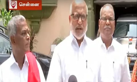 பா.ஜ.க. - அ.தி.மு.க. சந்தர்ப்பவாத கூட்டணி: குற்றம் சாட்டிய எம்.ஏ.பேபி