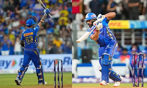 ரோகித், சூர்யகுமார் அதிரடி... 9 விக்கெட் வித்தியாசத்தில் மும்பை அபார வெற்றி