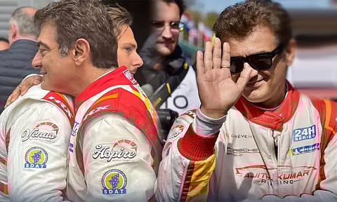 ஐரோப்பிய கார் பந்தயம்: அஜித்தின் அணிக்கு 2-வது இடம்