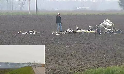 அமெரிக்காவில் விமான விபத்து; 4 பேர் பலி