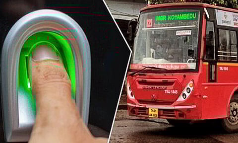 சென்னை மாநகர போக்குவரத்து பணியாளர்களுக்கு இன்று முதல் பயோமெட்ரிக் வருகை பதிவு