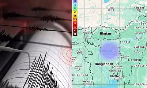 மேகாலயாவில் நிலநடுக்கம்: ரிக்டரில் 3.2 ஆக பதிவு