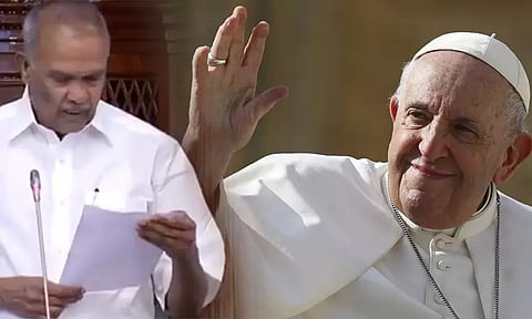 போப் பிரான்சிஸ் மறைவுக்கு சட்டசபையில் இரங்கல்