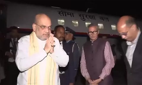 ஸ்ரீநகர் சென்றடைந்தார் அமித்ஷா