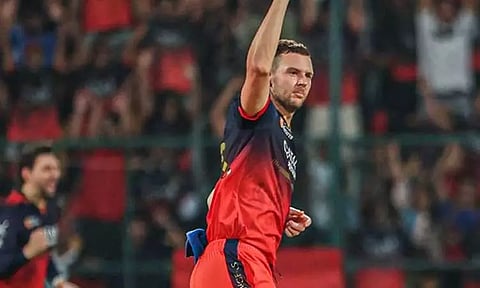 ஹேசில்வுட் அபாரம்...ராஜஸ்தான் அணியை வீழ்த்தி பெங்களூரு வெற்றி