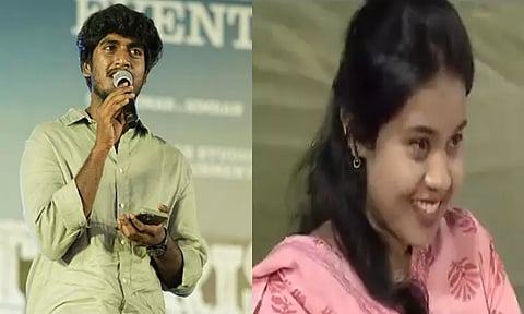 "டூரிஸ்ட் பேமிலி" புரோமோசன் நிகழ்ச்சியில் காதலிக்கு புரோபோஸ் செய்த இயக்குநர்