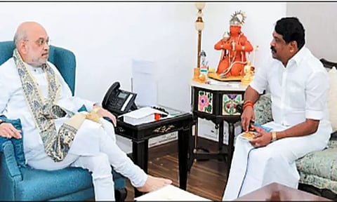 டெல்லியில் அமித்ஷாவுடன், நயினார் நாகேந்திரன் சந்திப்பு