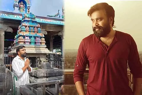 சிறுவாபுரி முருகன் கோவிலில் சாமி தரிசனம் செய்த சசிகுமார்