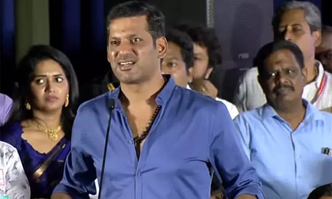 நடிகர் சங்க கட்டட திறப்பு விழா எப்போது? - நடிகர் விஷால் பேட்டி