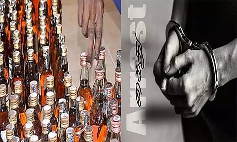 நெல்லை: சட்ட விரோதமாக மது விற்பனை செய்த 2 பேர் கைது- 747 மதுபாட்டில்கள் பறிமுதல்