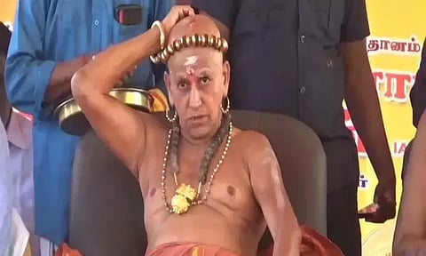 மதுரை ஆதீனம் பயணித்த கார் விபத்து; அதிர்ச்சி சம்பவம்