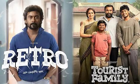 ஒரே நாளில் வெளியான 'டூரிஸ்ட் பேமிலி, ரெட்ரோ' படங்களின் வசூல் விவரம்