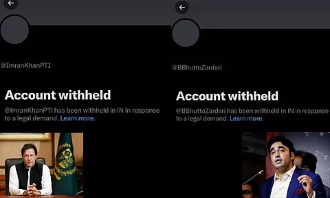 பாகிஸ்தான் முன்னாள் பிரதமர் இம்ரான்கானின் எக்ஸ் கணக்கு இந்தியாவில் முடக்கம்