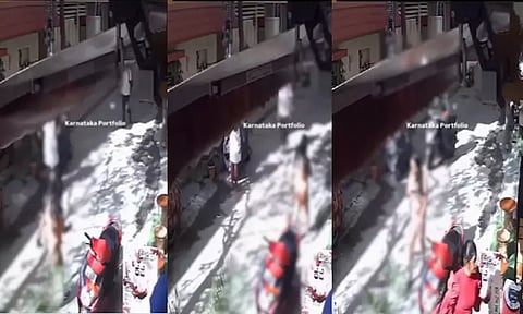 நிர்வாண கோலத்தில் தெருவில் நடந்து சென்ற இளம்பெண்; பெங்களூருவில் பரபரப்பு