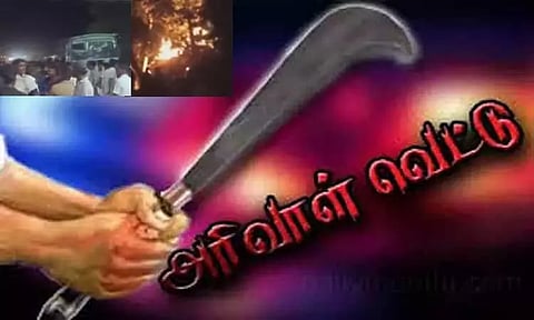 புதுக்கோட்டை; கோவில் திருவிழாவில் மோதல் - 5 பேருக்கு அரிவாள் வெட்டு