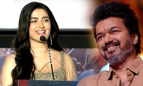 " The actress who said Vijay's dialogue...shook the stage