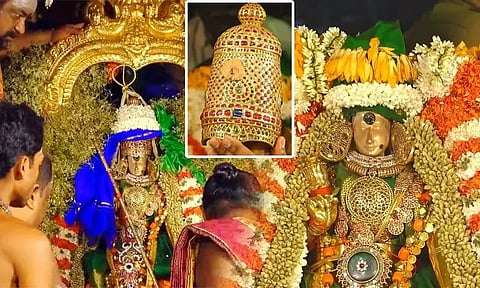 மதுரையின் அரசியாக முடிசூடிய மீனாட்சி... கோலாகலமாக நடந்த பட்டாபிஷேகம்