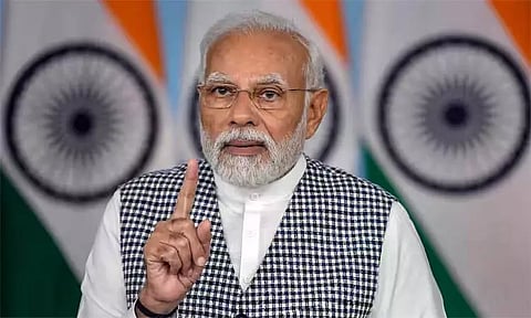 'இந்தியாவிற்கு உரிமையான நதி நீர் எல்லைதாண்டி பாய்ந்தது... ஆனால் தற்போது' - பிரதமர் மோடி பேச்சு