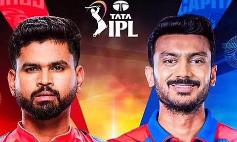 பஞ்சாப் - டெல்லி ஆட்டம்: மழையால் டாஸ் போடுவதில் தாமதம்