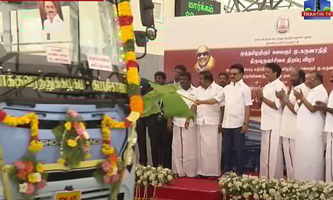 திருச்சியில் கலைஞர் ஒருங்கிணைந்த பேருந்து முனையத்தை திறந்து வைத்தார் முதல்-அமைச்சர் மு.க.ஸ்டாலின்