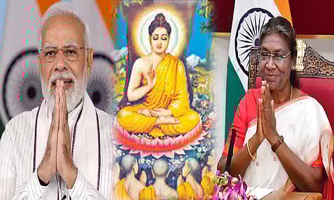 புத்த பூர்ணிமா: ஜனாதிபதி திரவுபதி முர்மு, பிரதமர் மோடி வாழ்த்து