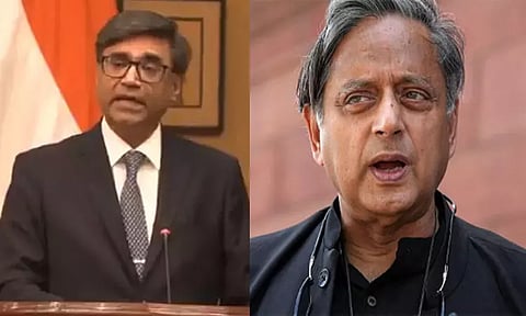 'வெளியுறவுத்துறை செயலாளர் மீதான விமர்சனங்கள் அபத்தமானது' - சசி தரூர்