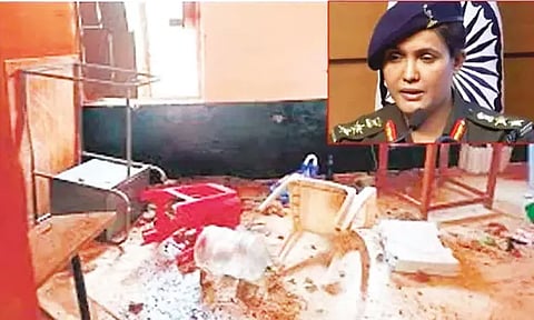 ராணுவ அதிகாரி சோபியா குரேஷியின் கணவர் வீட்டுக்கு பலத்த போலீஸ் பாதுகாப்பு