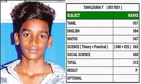 மின்சாரம் தாக்கி உயிரிழந்த மாணவன் 10-ம் வகுப்பு தேர்வில் தேர்ச்சி
