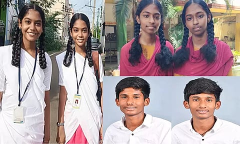 10-ம் வகுப்பு தேர்வு: 5 இரட்டையர்கள் ஒரே மதிப்பெண்ணை எடுத்த ருசிகரம்