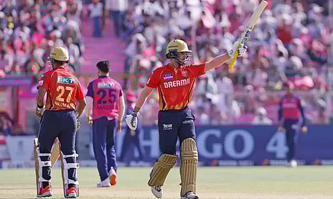 வதேரா, ஷசாங்க் அதிரடி.. ராஜஸ்தானுக்கு இமாலய இலக்கு நிர்ணயித்த பஞ்சாப்