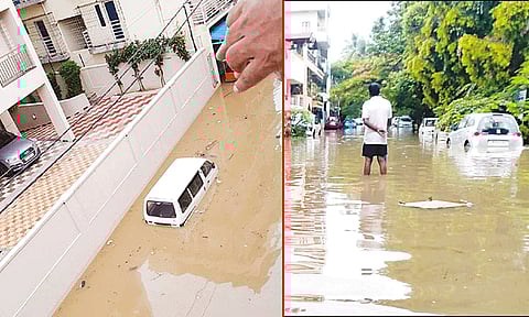 தொடர் மழையால் வெள்ளக்காடான பெங்களூரு.. மேலும் 3 நாட்களுக்கு கனமழை எச்சரிக்கை