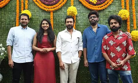 'சூர்யா 46' படத்தின் பூஜை வீடியோ வெளியீடு