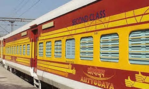 அந்தியோதயா எக்ஸ்பிரஸ் ரெயில் சேவையில் மாற்றம்