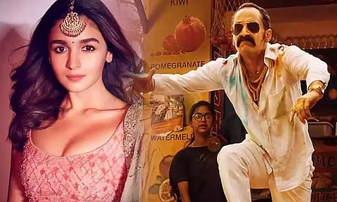 Alia Bhatt calls Fahadh Faasil a fantastic actor and reveals 'Aavesham' is among her favourite films