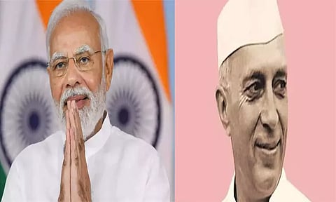 பிரதமர் மோடி நேருவுக்கு அஞ்சலி