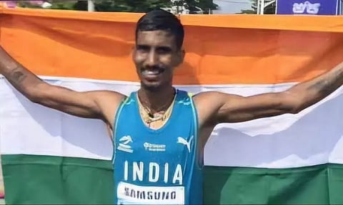 ஆசிய தடகள சாம்பியன்ஷிப்: தமிழக வீரர் வெண்கலம் வென்றார்