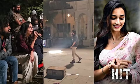HIT 3: Srinidhi Shetty directs Nani in a scene, watch the video