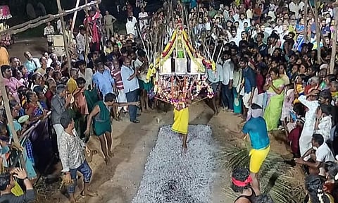 கபிஸ்தலம் முத்துமாரியம்மன் ஆலய தீமிதி திருவிழா