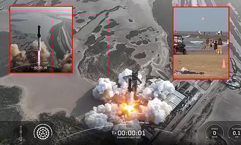 ஏவப்பட்ட 30 நிமிடங்களில் வெடித்து சிதறிய ஸ்பேஸ்எக்ஸ் விண்கலம்; அரிய காட்சிகள் வெளியீடு