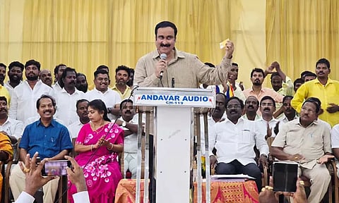 பாமக என்பது யாருடைய தனிச்சொத்தும் இல்லை: அன்புமணி ராமதாஸ் பரபரப்பு பேச்சு