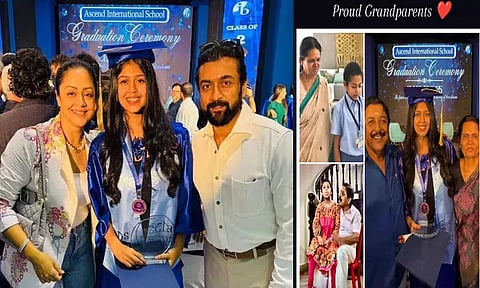 மகளின் பட்டமளிப்பு விழா புகைப்படங்களை பகிர்ந்த நடிகை ஜோதிகா