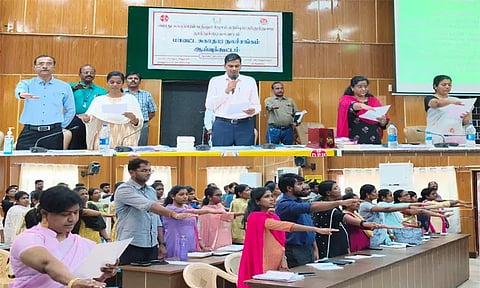 தூத்துக்குடியில் புகையிலை எதிர்ப்பு விழிப்புணர்வு உறுதிமொழி